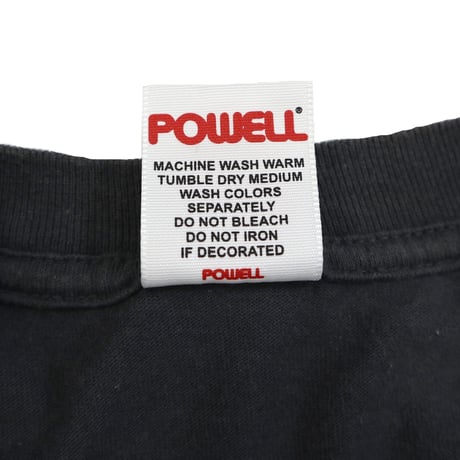 90's～ POWELL "Bones" プリント Tシャツ Lサイズ