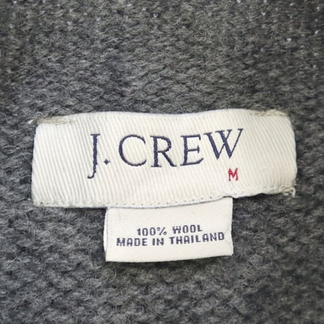 ～00's J.CREW "Roll Neck" Wool Sweater Grey Mサイズ