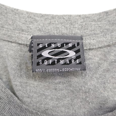 90's～00's Oakley "Logo&Emblem" 両面 プリント Tシャツ