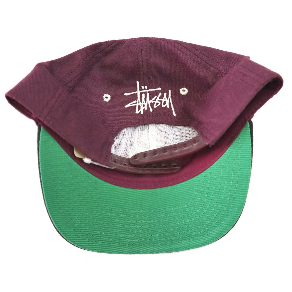 80's～90's OLD STUSSY 6-Panel Cap USA製