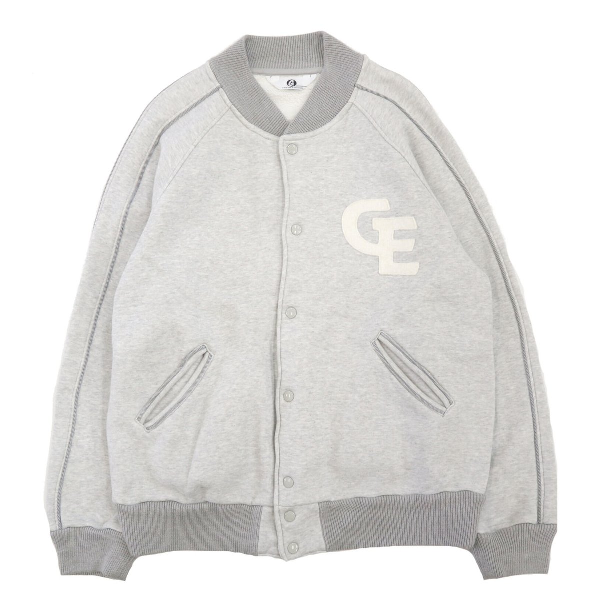 90's GOODENOUGH スウェット スタジャン Grey