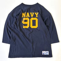 "Special Size" 80's～ CHAMPION "NAVY" "両面" Football Tee XLサイズ USA製