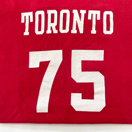 70's CHAMPION "TORONTO 75" Win Football Tee XLサイズ USA製