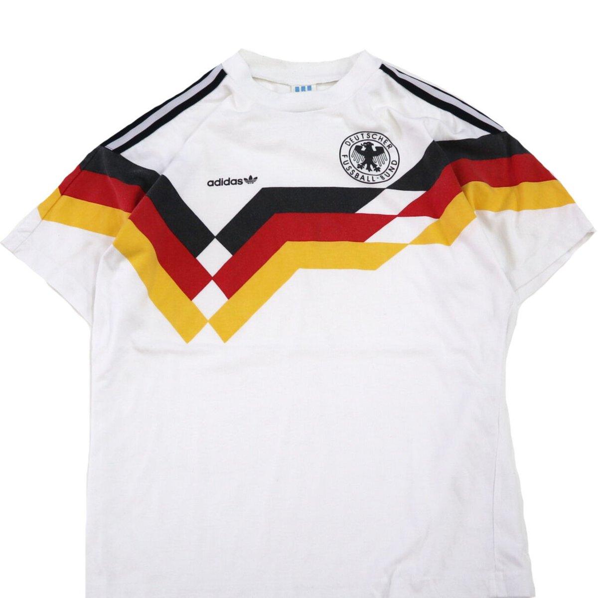 サイズはＬサイズですadidas 80年代　西ドイツ製　サッカーシャツ　アディダス