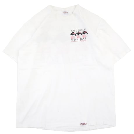 80's～ crazy shirt "SAKE SISTERS" 舞妓 両面 プリント Tシャツ Lサイズ USA製