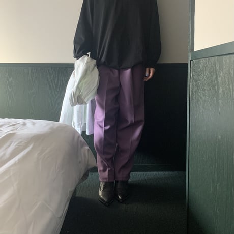 "Women's" Deadstock 90's～ Bon Worth イージー スラックス Lavender Mサイズ
