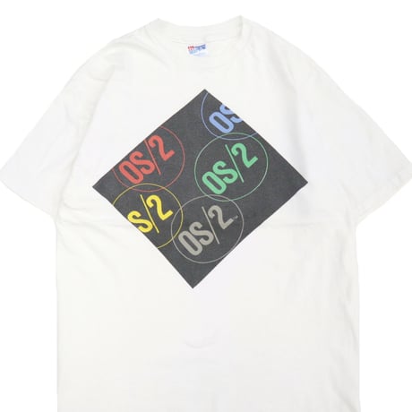 ～90's Hanes "MicroSoft OS/2" プリント Tシャツ XLサイズ USA製
