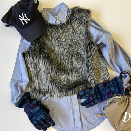 unknown faux fur Vest