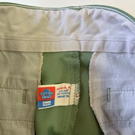 "Good Color" 70's Sears Stretch Flare Pants W30