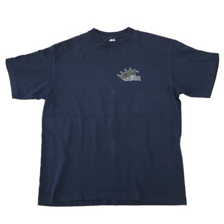 80's～90's OLD STUSSY 黒タグ "Royal Goods" Tシャツ XLサイズ USA製