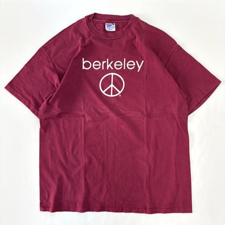90's Hanes "berkeley" "☮" Tシャツ XLサイズ USA製