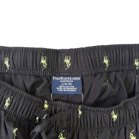 ～00's Polo Ralph Lauren "Pony Pattern" Pajama Pants Lサイズ