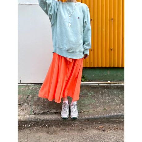 OPENING CEREMONY "Neon Orange" Long Skirt Mサイズ
