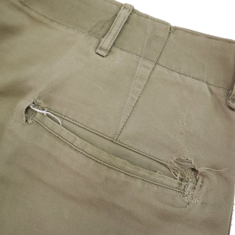 40's～ US ARMY "M-45" "Cut Off" Cotton Chino Trousers