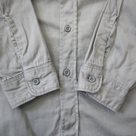 "Big Size" 60's Lee "マチ付き" Chetopa Work Shirt 17 Short