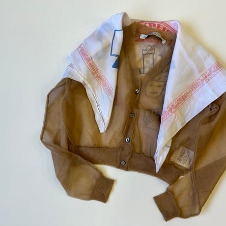 60's～ "Wanzleben Bördekreis" Silk Scarf