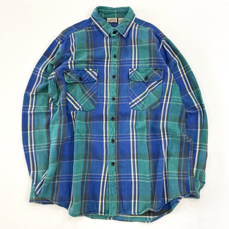 "Good Color" 90's～00's FIVE BROTHER Check Flannel Shirt Lサイズ