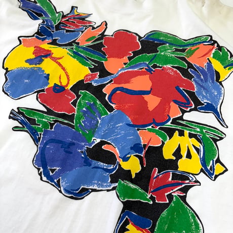 90's LANDS' END "Botanical" Tシャツ USA製