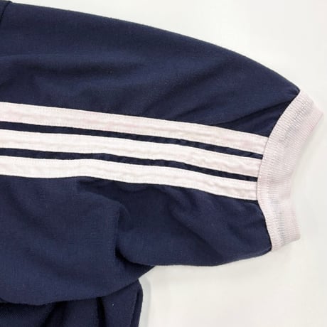 80's Adidas "Trefoil Logo" リンガー Tシャツ XLサイズ USA製