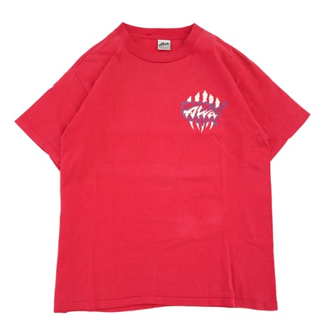 ～90's ALVA "Scratch Logo" 両面 プリント Tシャツ USA製