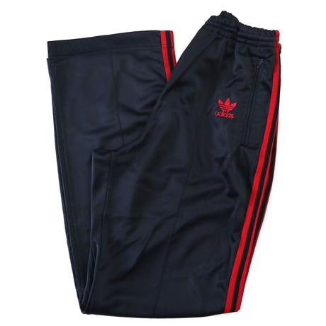 80's Adidas Track Jersey Pants Black×Red Lサイズ USA製