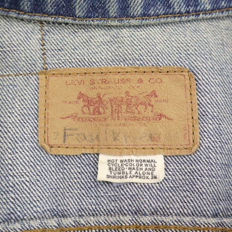 70's Levi's 70505 "e" Denim Trucker Jacket 38相当