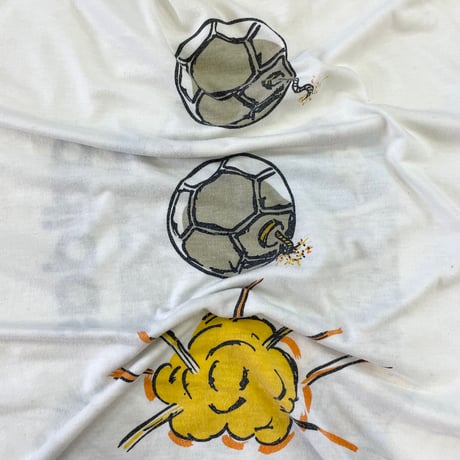 ～90's Adidas "Water Print" Tシャツ