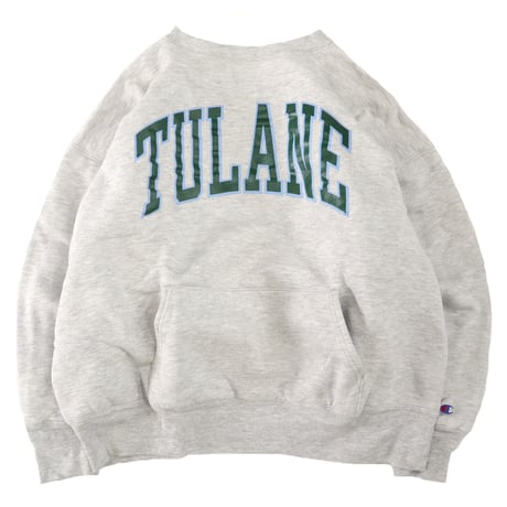 80's〜90's CHAMPION RW SWEAT "W face" "TULANE" XLサイズ USA製