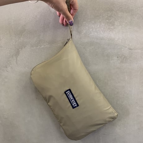 90's LANDS' END "Packable" ナイロン ステンカラー コート Sサイズ