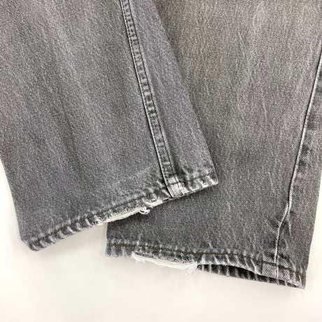 "Super Fade" 90's Levi's 501 "先染め" Black Denim Pants W32 USA製