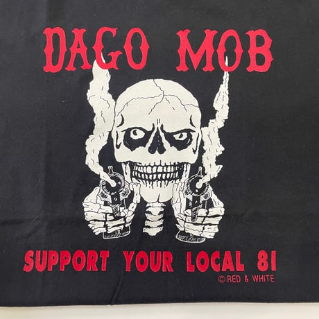 90's～00's ONEITA "DAGO MOB" 両面 プリント Tシャツ Lサイズ