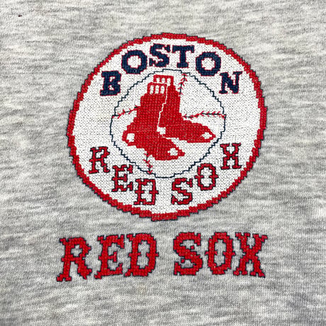 90's BW "Boston Red Sox" Embroidery Logo Sweat XLサイズ USA製