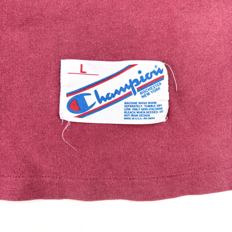 80's CHAMPION "Like a Blank" Football Tee Lサイズ USA製
