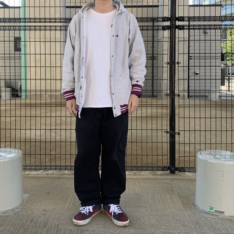 90’s CHAMPION RW "FULL SNAP" SWEAT PARKA XLサイズ USA製