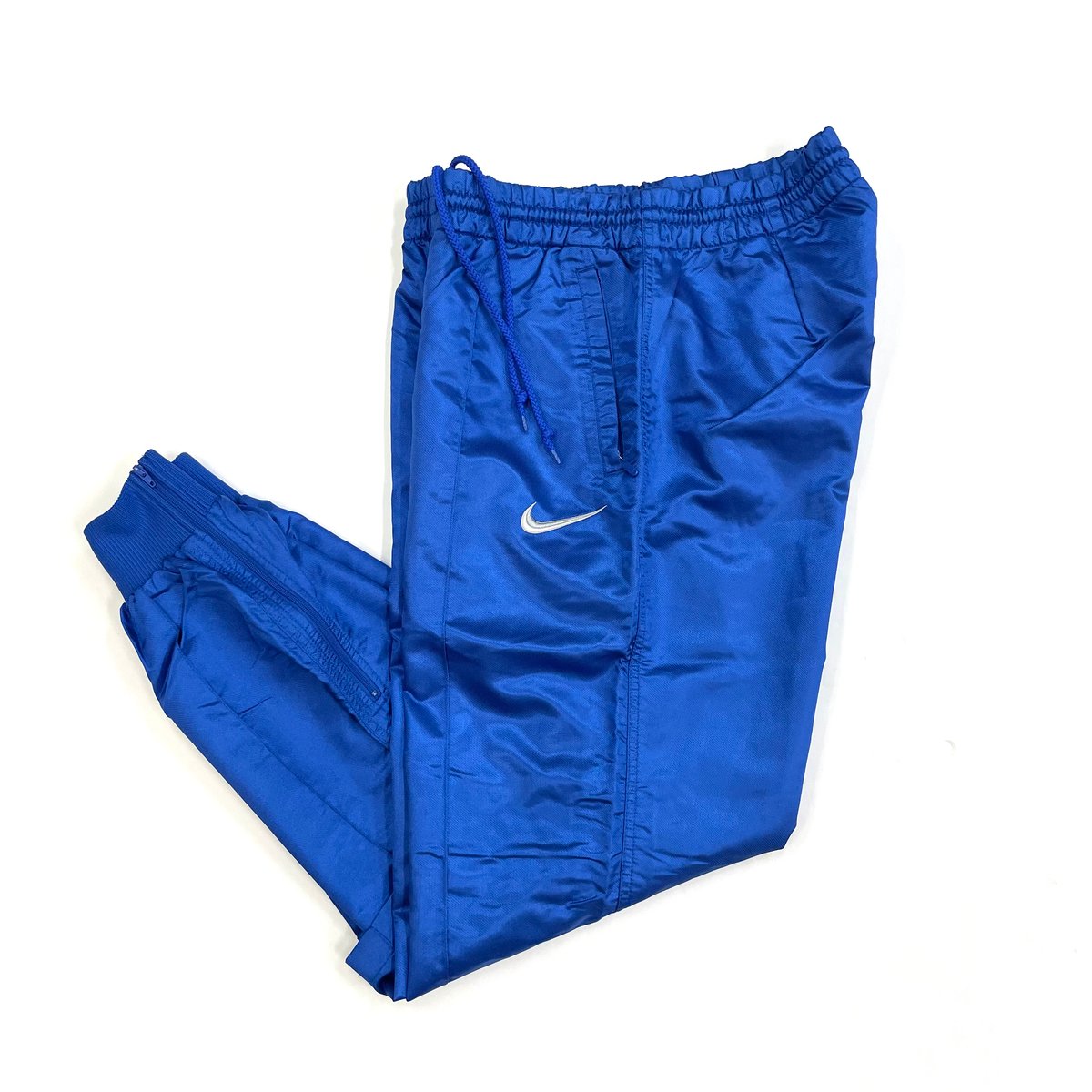 パンツ 90s Nike side full zip tech nylon pants NIKE nylon tech design wide straight pants | oo vintage