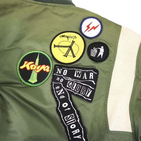 25周年記念 STUSSY×Fragment Design×UNDEFEATED×Alpha MA-1 Jacket Mサイズ