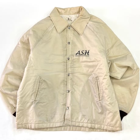 90's～ unknown "ASH" "Quilting Lined" Nylon Staff Jacket