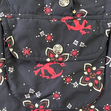 "Rare Color" ～90's L.L. Bean "Ski Bandana Pattern" Nylon Anorak Jacket