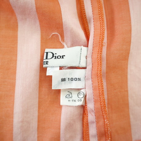 "Women's" Christian Dior ストライプ シャツ Mサイズ
