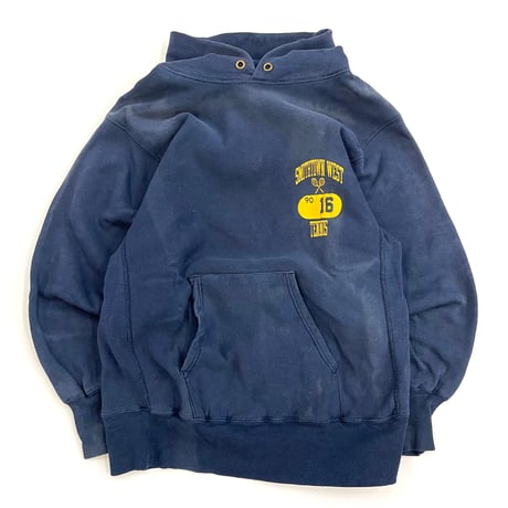 90's CHAMPION RW SWEAT PARKA "SMITHTOWN～" "4段" Lサイズ USA製