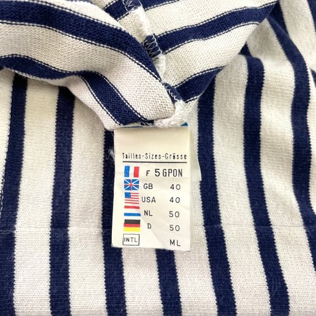 Saint James "Ouessant" Border Shirt MLサイズ FRANCE製