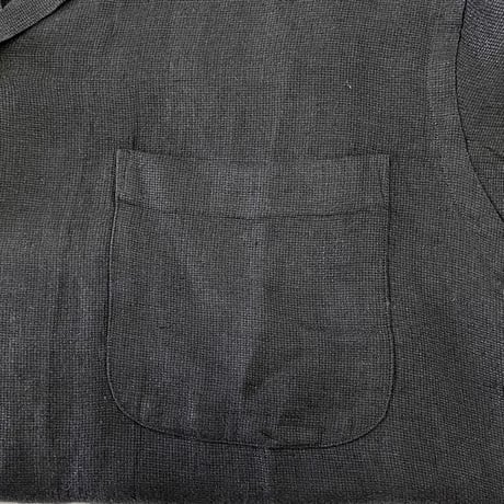 90's～ Polo Ralph Lauren "CLAYTON" "Black" Linen Shirt Lサイズ