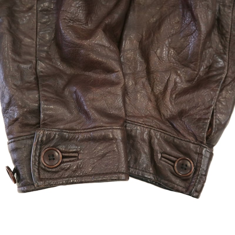 00's Banana Republic Single Leather Jacket Dar...