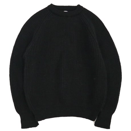 Northern Watters Knitwear "Black" Wool Sweater CANADA製