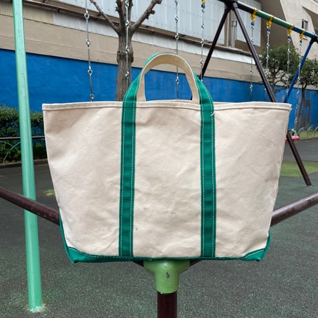 "Large" 80's L.L. Bean "ギザタグ" BOAT AND TOTE Canvas Bag