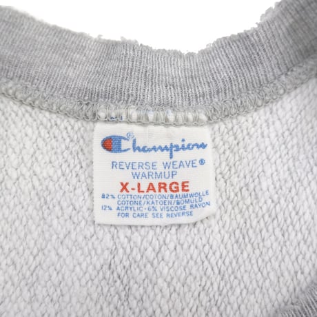 80's CHAMPION RW SWEAT "CAROLINA" "レアプリント" Grey XLサイズ USA製