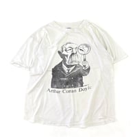 90's SOFFE "Largely Literary" "Conan Doyle" Tシャツ Lサイズ USA製