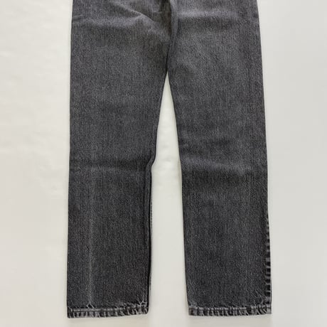 90's Levi's 505 "先染め" Black Denim Pants W33 USA製