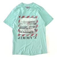 "Rare" 80's jimmy'z "Woody Wagon" "Skull" Tシャツ Lサイズ USA製
