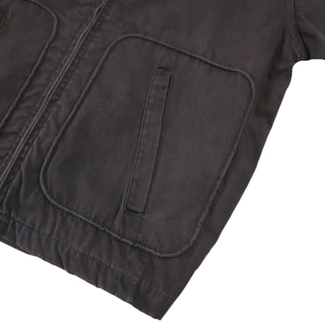 "Women's" 60's PENNYS "Black" "Chain Stitch" Drizzler Jacket 14サイズ